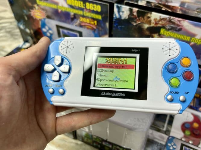 Игровая приставка портативная 288 игр Карманная портативная система 3