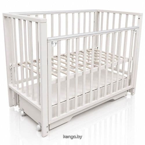 Кроватка Indigo Norden универсальный маятник + колеса ящик 3