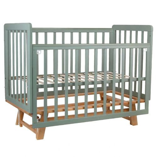 Кроватка Indigo Style продольный маятник c легкосъемной стенкой 2
