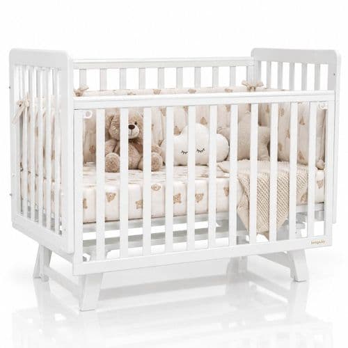 Кроватка Indigo Style продольный маятник c легкосъемной стенкой 5