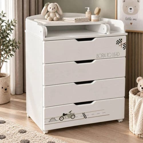 Пеленальный комод Indigo Baby Line 800/4 ЛДСП, МДФ 5