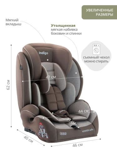 Автокресло Indigo WINNER ISOFIX 1+2+3 (9-36 кг) / YB706B 4