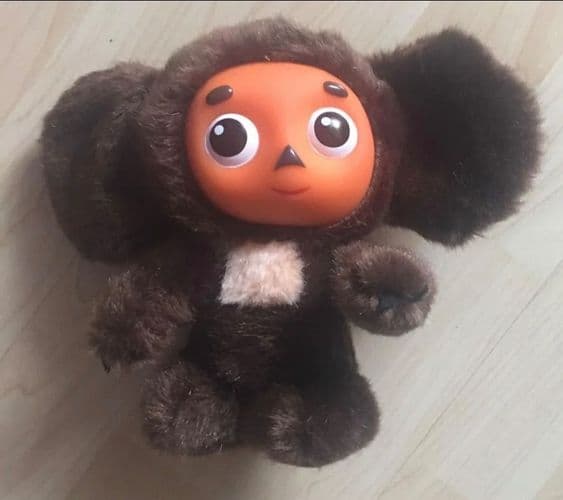 Мягкая игрушка говорящий Чебурашка 18см