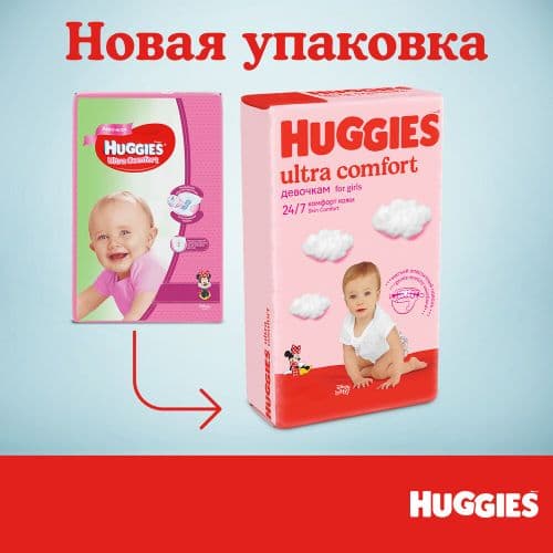 Подгузники Huggies Ultra Comfort. 3