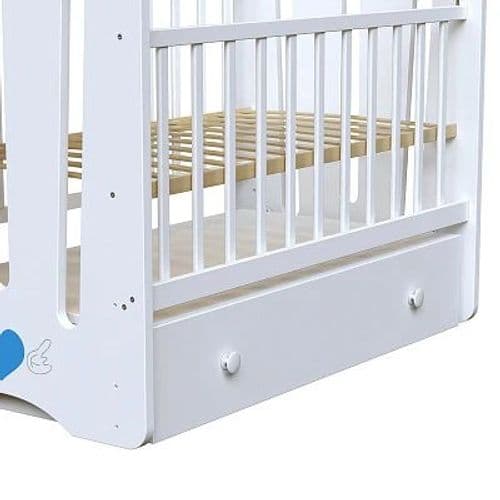 Детская кровать ВДК LITTLE HEART (маятник, ящик) с доставкой по РБ 2