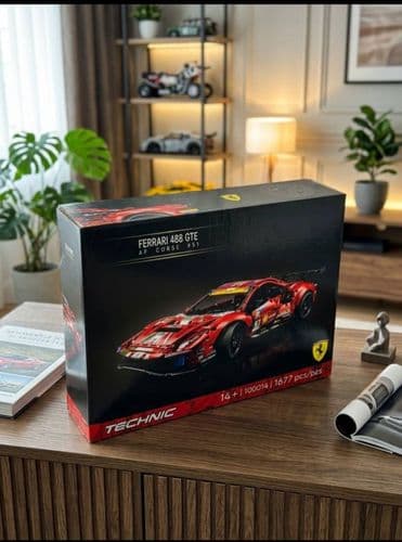 Конструктор гоночная машина Ferrari ( аналог лего)