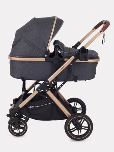 Универсальная коляска Rant Basic Pulsar Gold RA160 (2 в 1, grey) 4