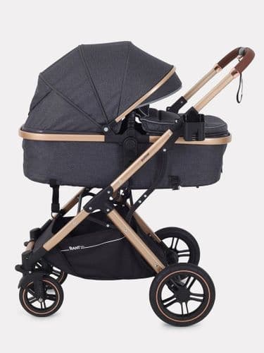 Универсальная коляска Rant Basic Pulsar Gold RA160 (2 в 1, grey) 5