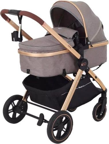 Универсальная коляска Rant Basic Roller Gold RA161 (2 в 1, beige)