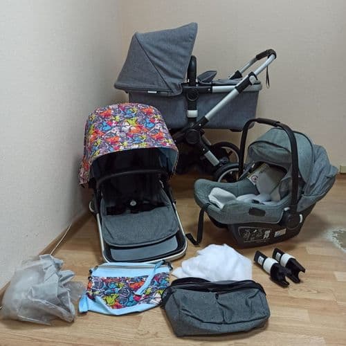 Детская коляска Bugaboo Fox lll Silver Frame 3в1