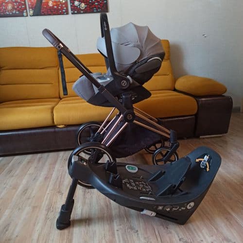 Новая коляска Cybex Priam IV Rose Gold 4-в-1 2