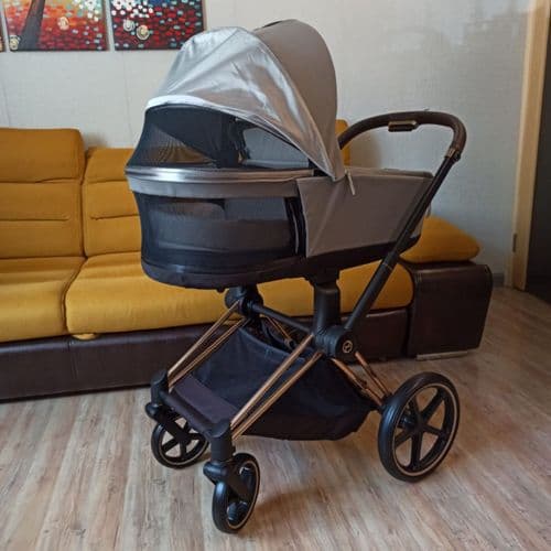 Новая коляска Cybex Priam IV Rose Gold 4-в-1 5