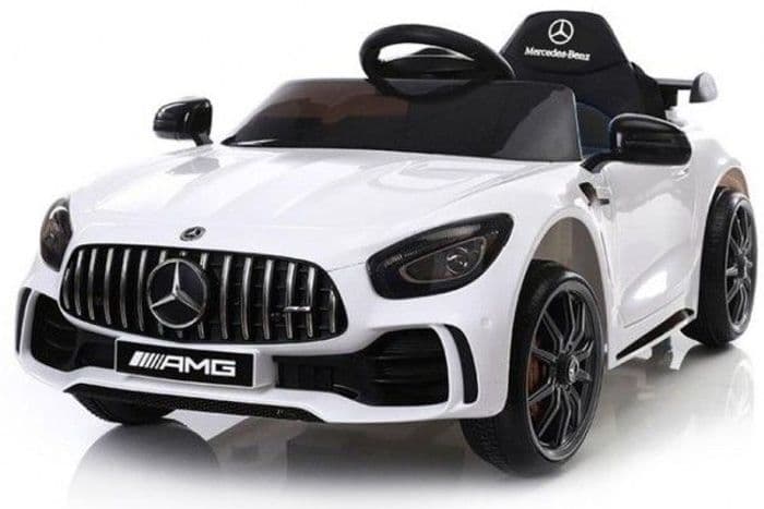 Детский электромобиль Mercedes Sport GT Лицензия (белый)