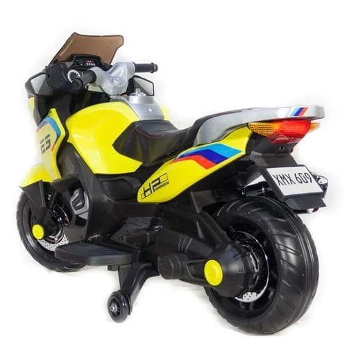Двухместный электромотоцикл Moto New XMX Lux (желтый) 4