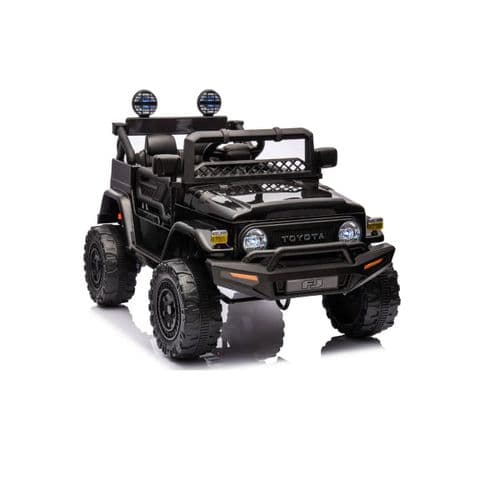 Детский электромобиль Toyota FJ Cruiser 4WD Лицензия (черный) 5