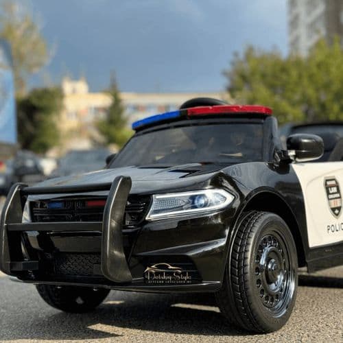 Детский электромобиль Dodge Police (черный) 4