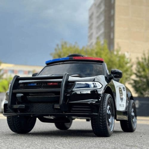 Детский электромобиль Dodge Police (черный)