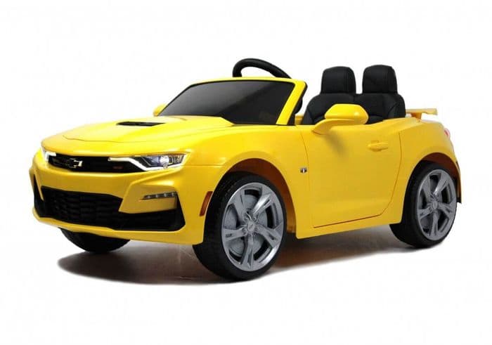 Детский электромобиль Chevrolet Camaro lux Лицензия (желтый) 2