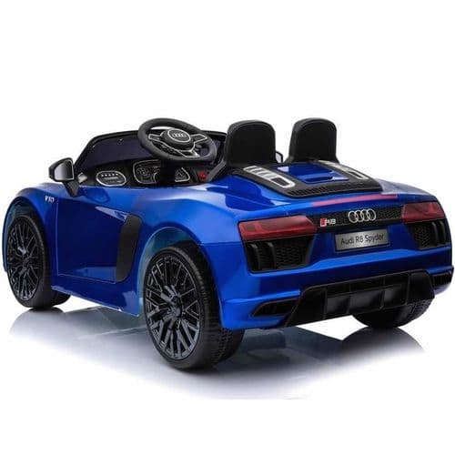 Детский электромобиль AUDI R8 Лицензия (синий) 2