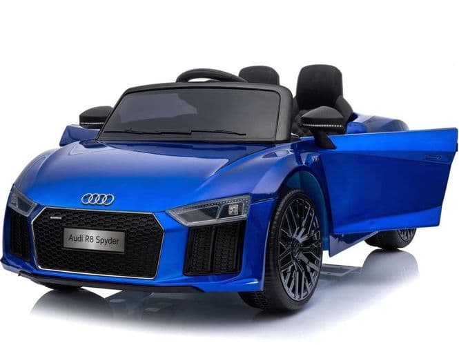 Детский электромобиль AUDI R8 Лицензия (синий) 5