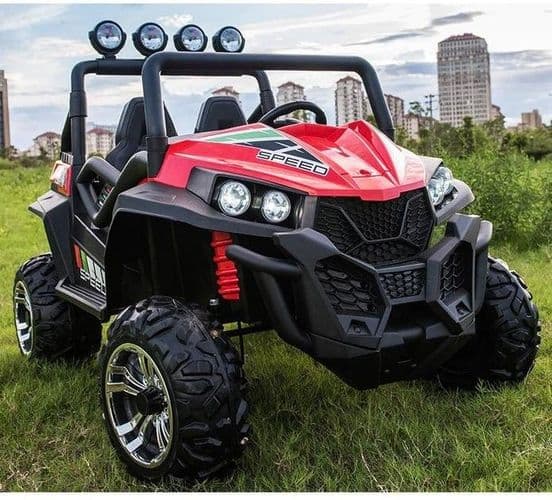Двухместный детский электромобиль Багги UTV 800 4WD lux (красный) 5