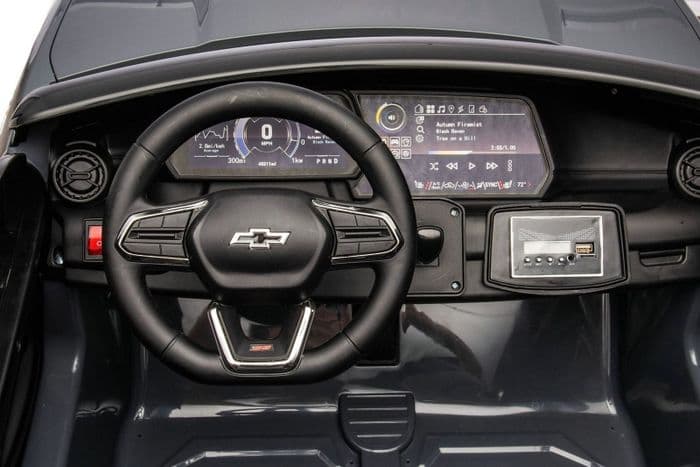 Детский электромобиль Chevrolett Blazer 4х4 Лицензия (серый) 5