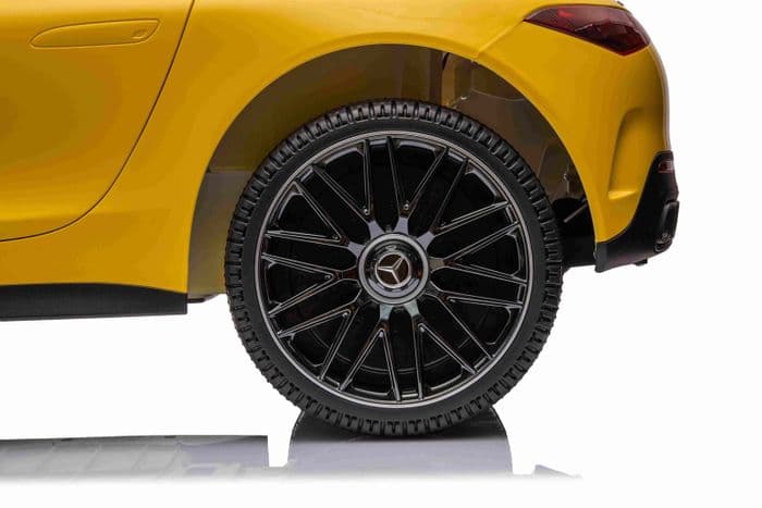 Детский электромобиль Mercedes-Benz SL63 4х4 Лицензия (желтый автокраска) 4