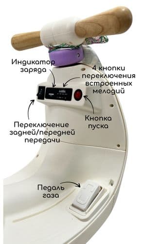 НОВЫЕ Детский электроскутер BubaGO BG 165 Bicly 3