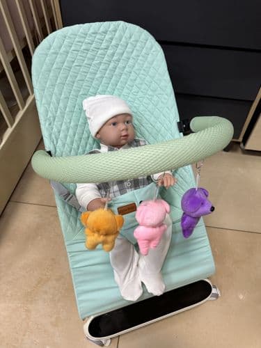 НОВЫЙ Детское кресло - шезлонг на колесах Ining Baby + Бесплатная отправка европочтой 2