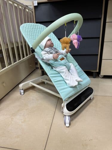 НОВЫЙ Детское кресло - шезлонг на колесах Ining Baby + Бесплатная отправка европочтой