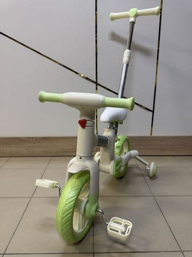 НОВЫЙ Детский трёхколёсный велосипед с ручкой Trike 616 + БЕСПЛАТНАЯ ОТПРАВКА 2