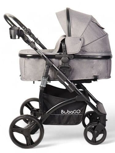 НОВЫЕ Детская коляска-трансформер BubaGO BG 135-B Model Zoom + БЕСПЛАТНАЯ ДОСТАВКА 3