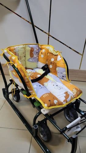 Чехол матрас на санки теплый дутый подходит на все модели Ника и Тимка 2