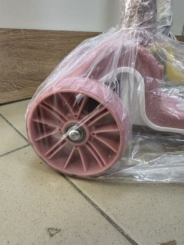 НОВЫЙ Самокат трехколесный Slider, колеса светящиеся, руль складной + ОТПРАВКА 5