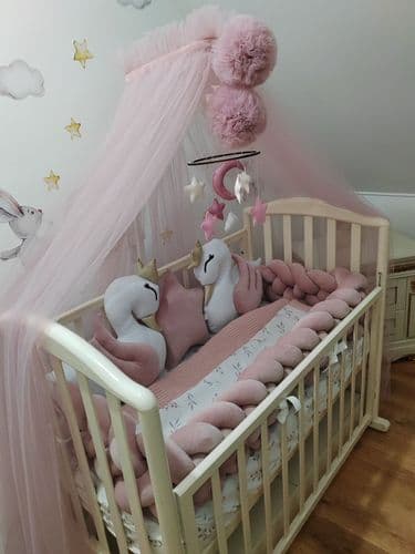 Бортики с косой для девочки под заказ 4
