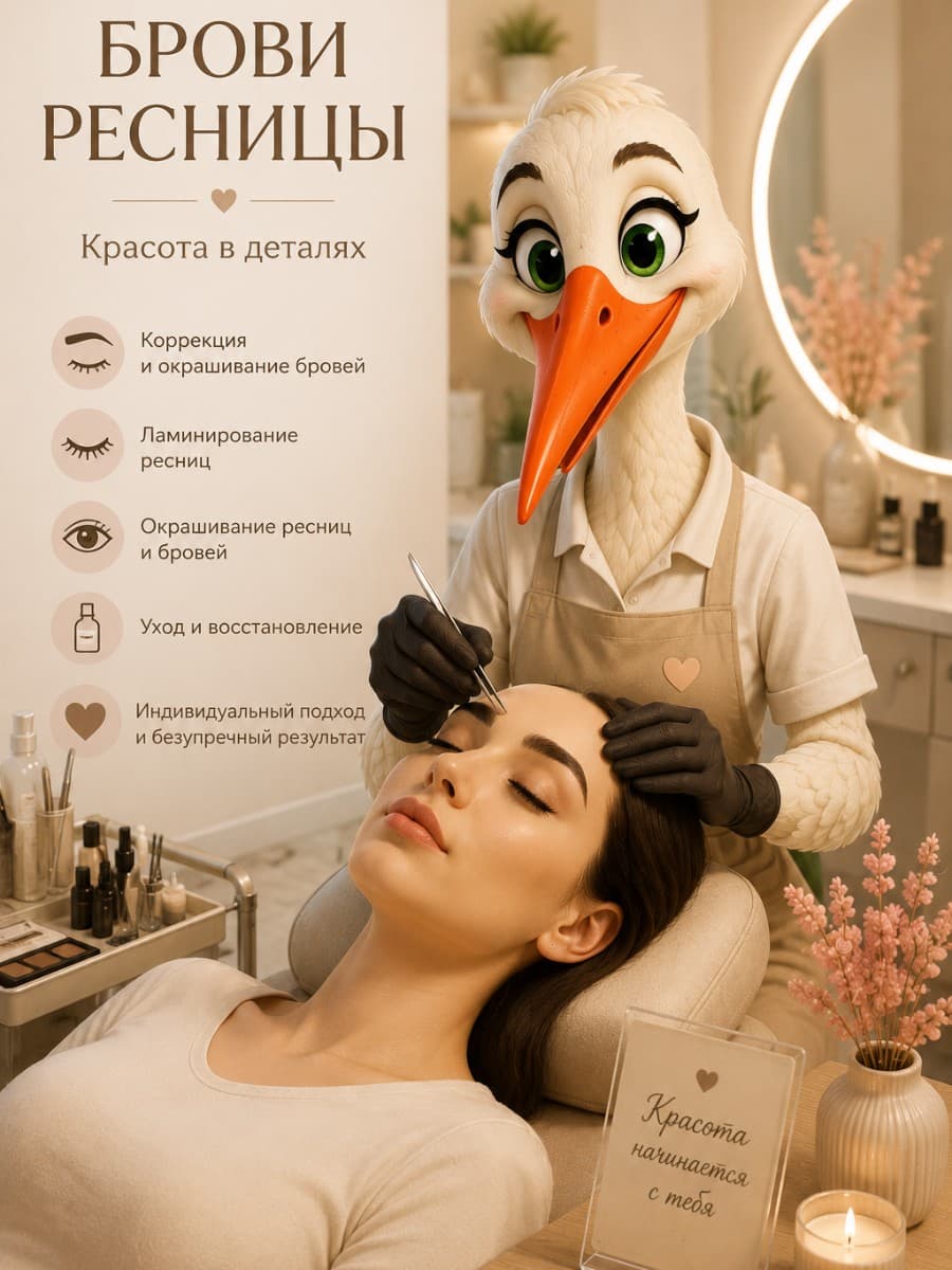 Приглашаем мастеров по оформлению бровей и ресниц