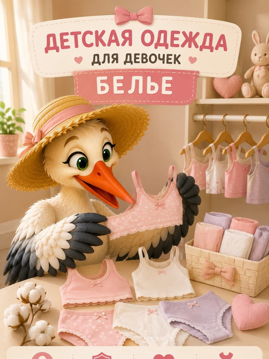 Детское бельё для девочек