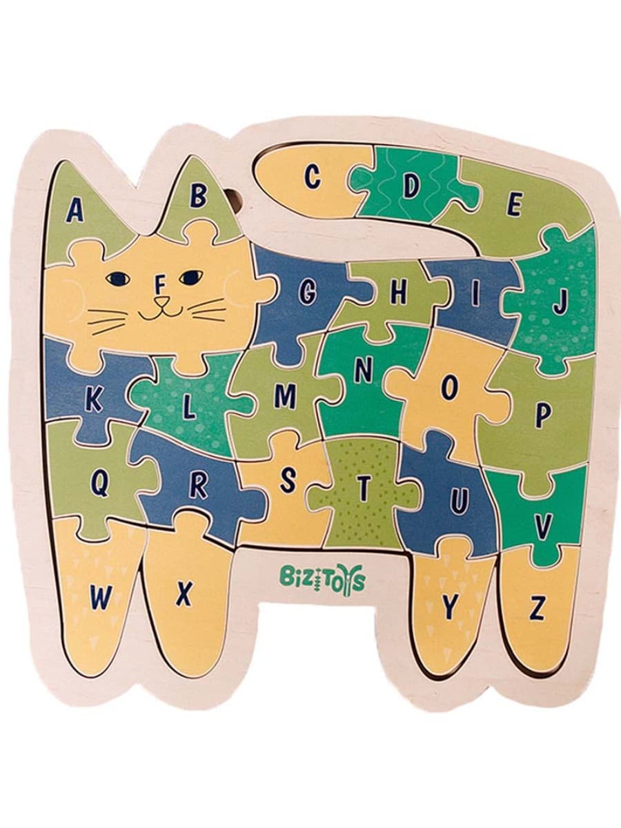 Мозаика-алфавит из дерева "Cat"