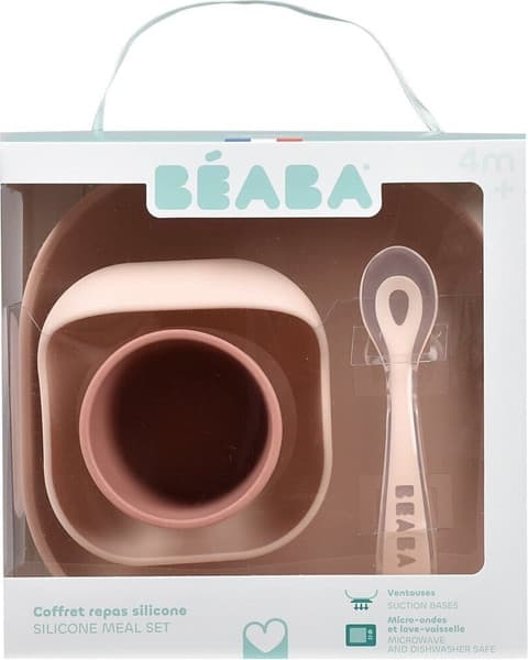 Набор посуды для кормления Beaba Silicone Meal Set Cotton Candy 913604 6