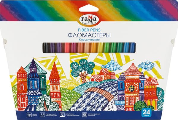 Фломастер-штамп ГАММА Классические / 130822_24