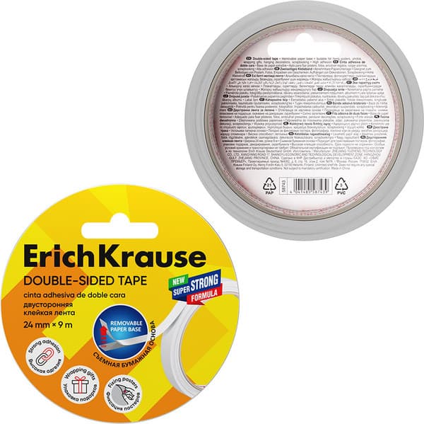 Скотч Erich Krause Двусторонний / 58743 2