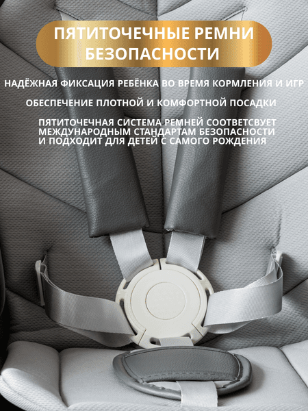 Стульчик для кормления VipBaby Polly 4в1 5
