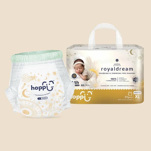 Подгузники-трусики детские Hoppi RoyalDream XL 12-17кг / HB-041-XL 10