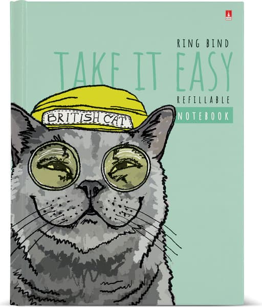 Тетрадь Альт Easy Life. Коты / 7-80-081/17