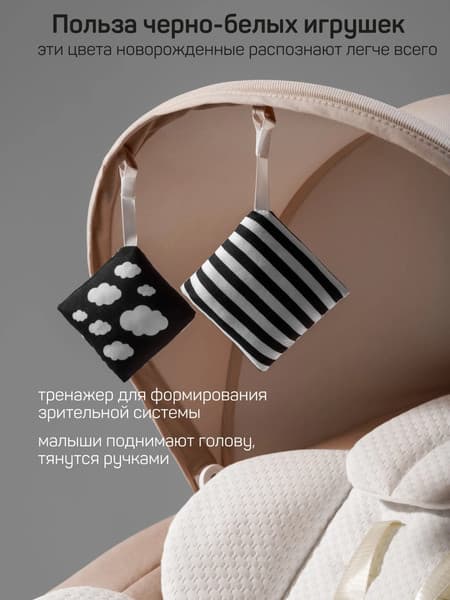 Качели для новорожденных Amarobaby Jolly swing | AB25-22JOLLY/0300 10