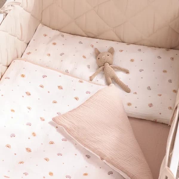 Комплект постельный для малышей Perina Muslin КПБ3-М.1.25х2.1 5