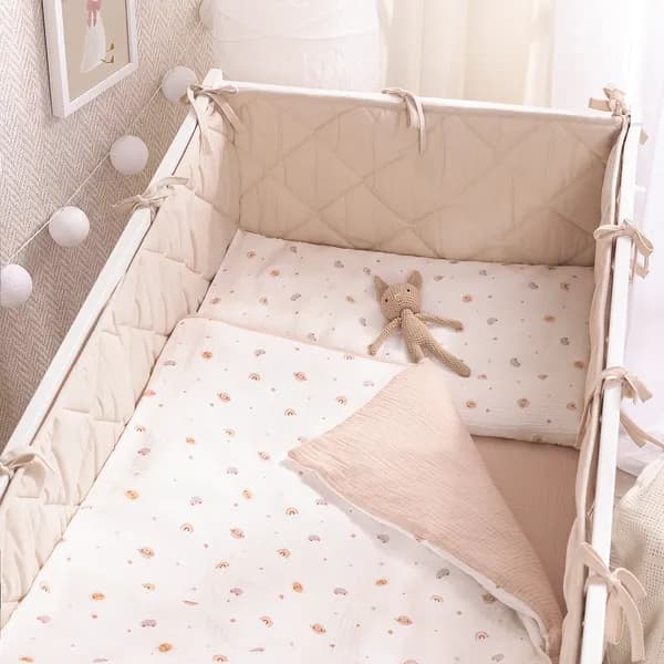 Комплект постельный для малышей Perina Muslin КПБ3-М.1.25х2.1 4