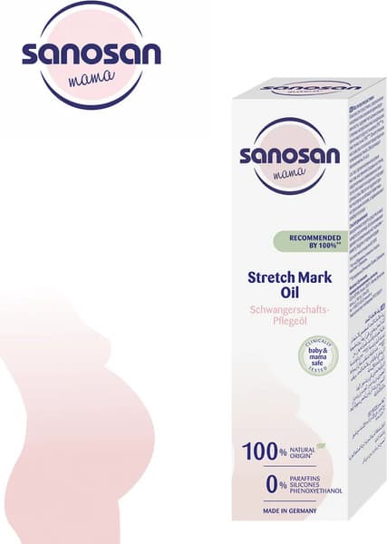 Косметическое масло для мам Sanosan Против растяжек 40894060 5