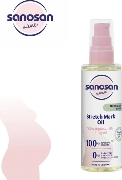 Косметическое масло для мам Sanosan Против растяжек 40894060 4