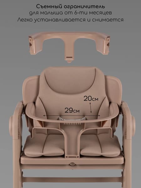 Стульчик для кормления Amarobaby Easy Grow / AB25-23EG/03 8